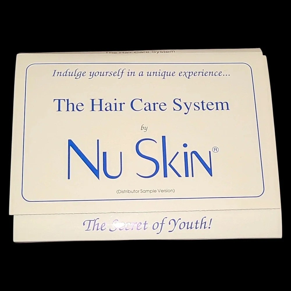 Vintage 1992‎ Nu Skin Hair Care Sample Kit NOS Rare Shampoo Conditioner Gel